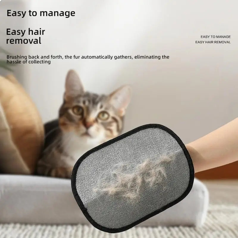 Double-Sided Pet Grooming & Deshedding Gloves