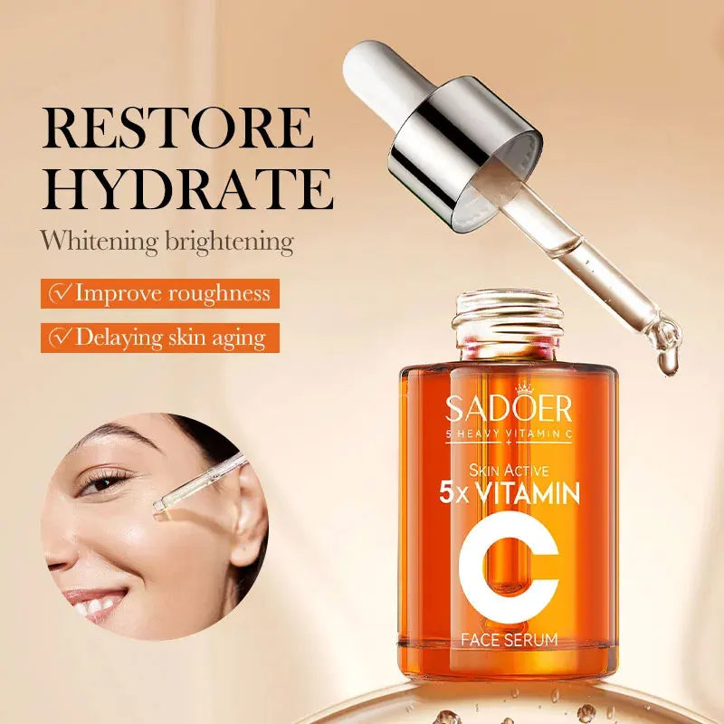 SADOER 5-in-1 Vitamin C Glow Serum (30ml)