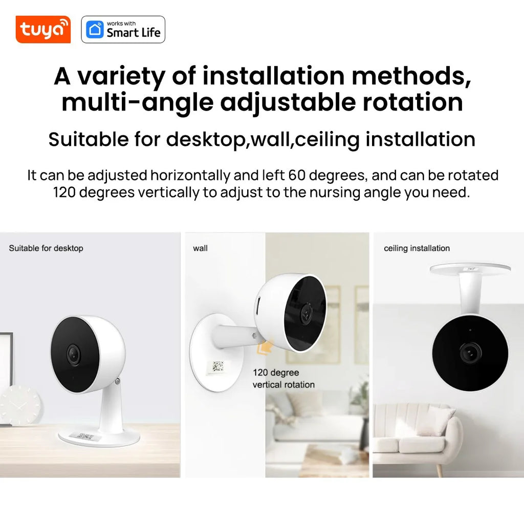 Tuya Smart 3MP HD Indoor Security Camera