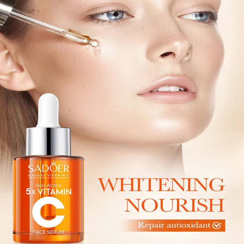 SADOER 5-in-1 Vitamin C Glow Serum (30ml)