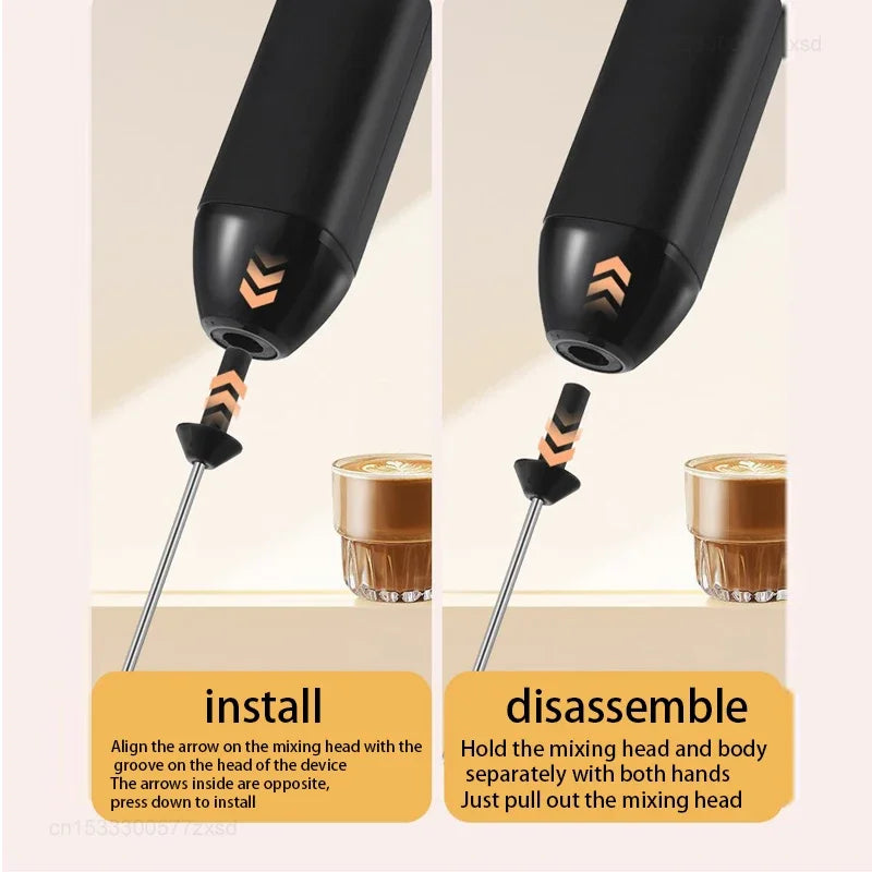 AeroMix Handheld Milk Frother & Drink Mixer