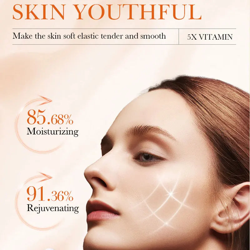 SADOER 5-in-1 Vitamin C Glow Serum (30ml)
