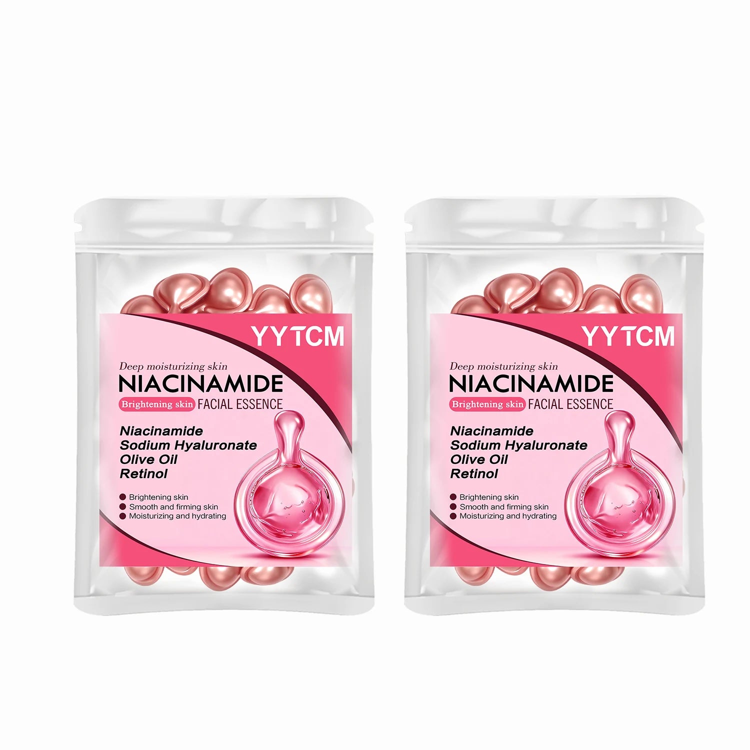 Niacinamide Facial Essence Capsules, Containing Retinol, Olive Fruit Oil